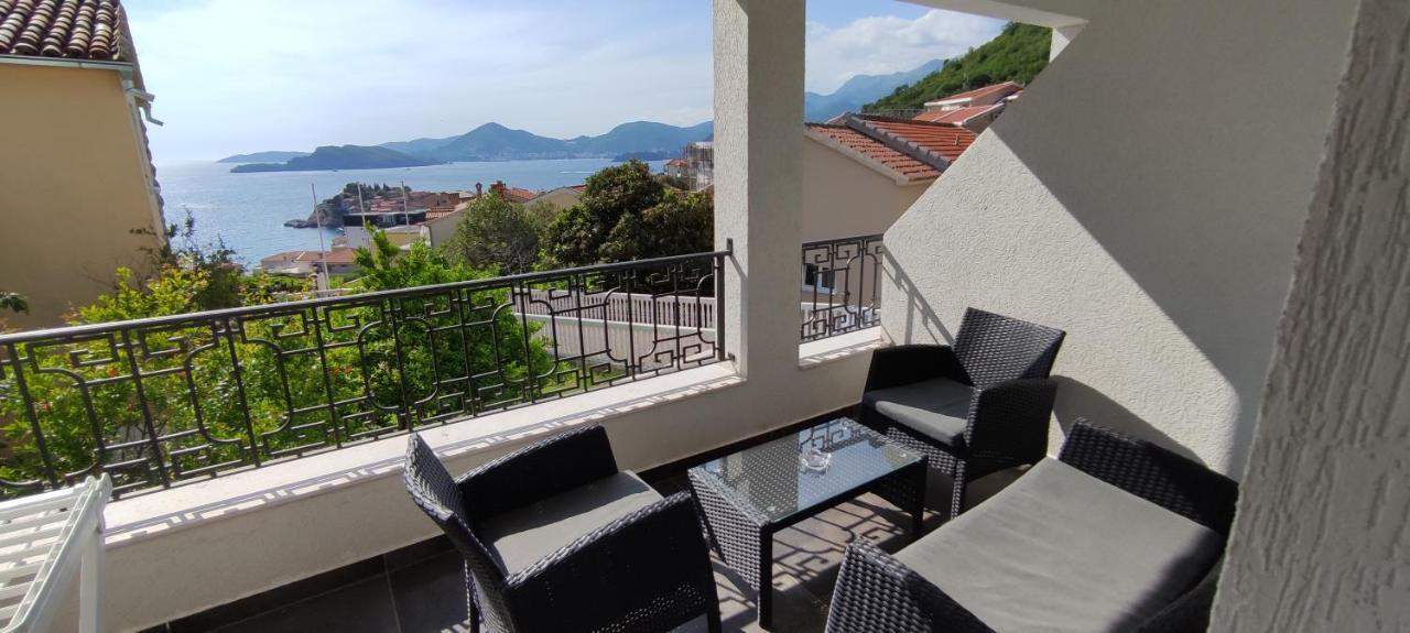 Zoran Apartments Sveti Stefan Exterior foto